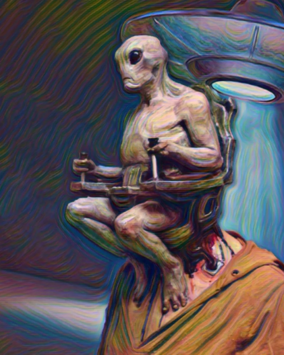 Alien Mind Control Poster