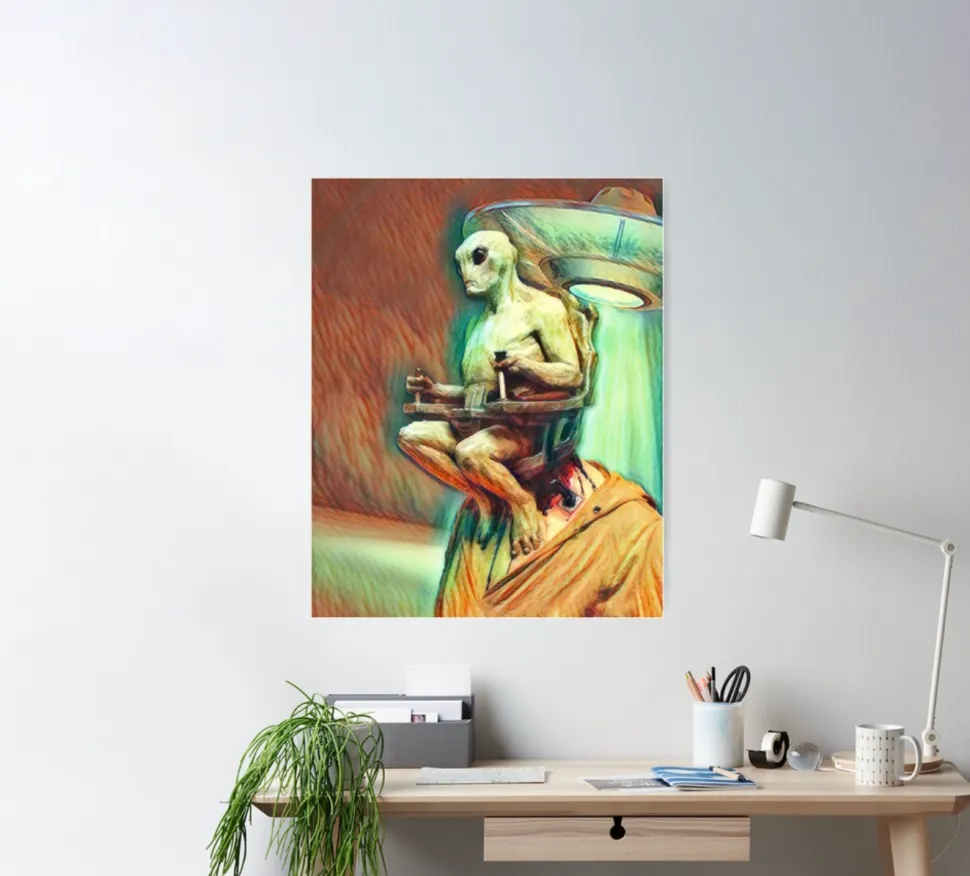 Alien Mind Control Poster