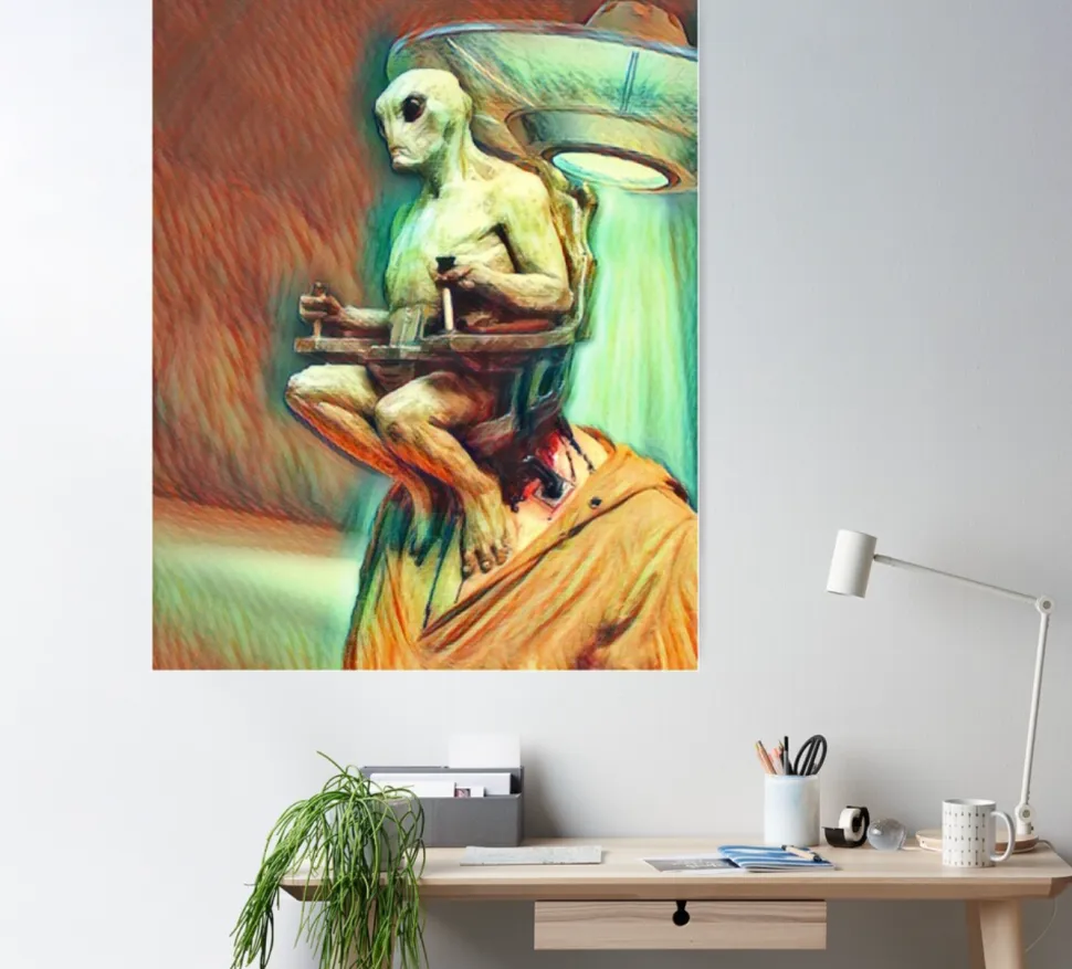 Alien Mind Control Poster