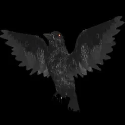 Animated Crow Halloween Prop
