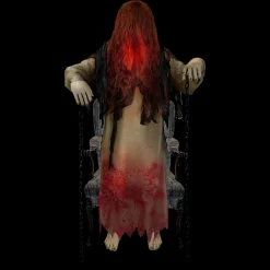 Animated Rising Possessed Woman Halloween Prop