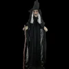 Animated Witch with Cane Halloween Prop