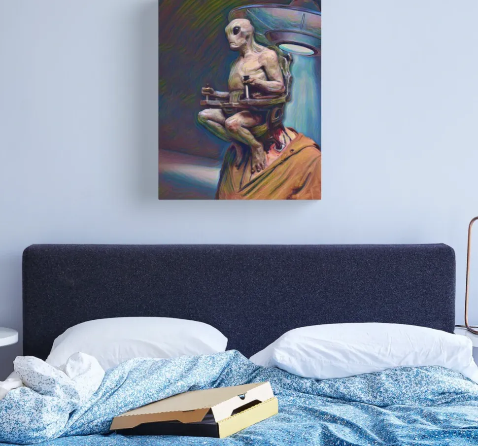 Area 51 Alien Canvas Print