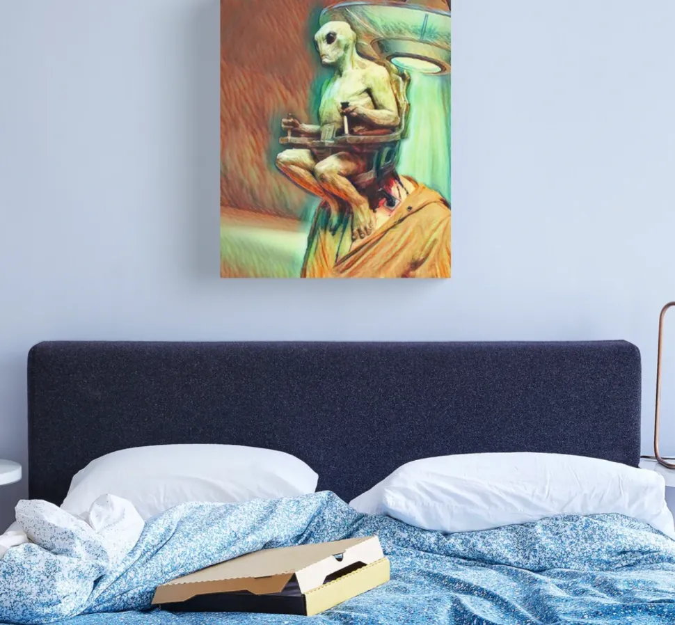 Area 51 Alien Canvas Print