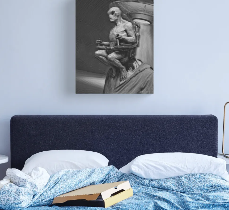 Area 51 Alien Canvas Print