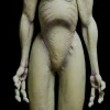 Area 51 Alien Statue" 360 Alien full body Movie-Quality Professional Prop