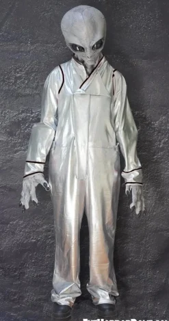 Area 51 Space Suit with Black piping Alien Costume