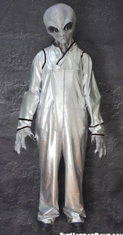 Area 51 Space Suit with Black piping Alien Costume