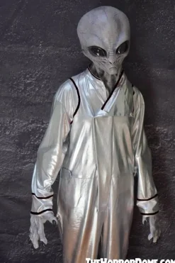 Area 51 Space Suit with Black piping Alien Costume