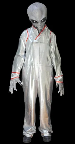Area 51 Space Suit with Red piping Alien Costume