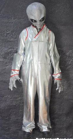 Area 51 Space Suit with Red piping Alien Costume