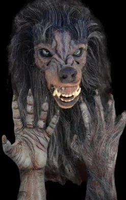 Bad Moon Werewolf HD Studios Pro Halloween Mask and Hands Set