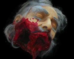Big Mouth Severed Head HD Studios Bloody Halloween Prop