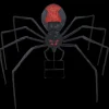 8' Black Widow Spider Decoration