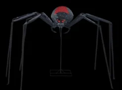 8' Black Widow Spider Decoration