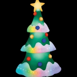 Blow Up Inflatable9 Ft. Rainbow Wave Lightshow Christmas Tree Outdoor Yard Decoration