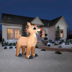 Blow Up Inflatable 10 Ft. Standing Rudolph the Red-Nosed Reindeer® Christmas Outdoor Yard Decoration