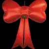 Blow Up Inflatable Hanging Red Satin Christmas Bow Outdoor Decoration