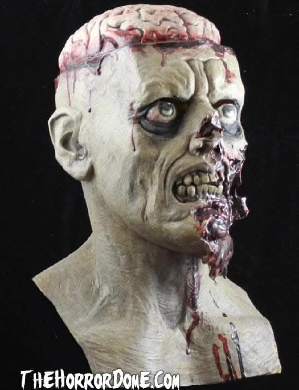 Brain Dead Zombie HD Studios Pro Halloween Mask