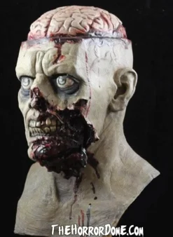 Brain Dead Zombie HD Studios Pro Halloween Mask