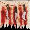 Butcher Apron With 3 Knives Horror Weapon Halloween Prop