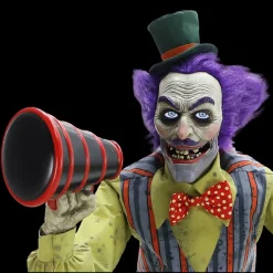6' Carnival Barker Halloween Animatronic Decoration