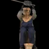 Chainsaw Greeter Halloween Animatronic Decoration