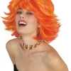 Choppy Layered Wig - Red/Yellow Halloween Wigs