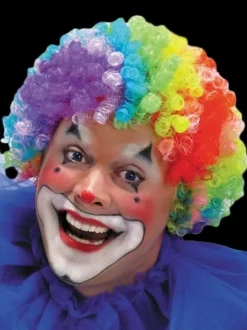 Clown - 7 Color Rainbow Halloween Wig
