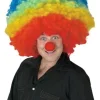 Clown - Rainbow Afro Mega Halloween Wig