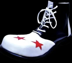 Clown Shoes - Black & White Halloween Costume Shoes