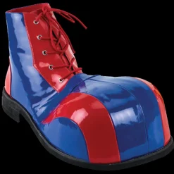 Clown Shoes - Red/Blue Deluxe Halloween Costume Shoes