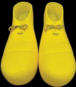 Clown Shoes - Yellow/Plastic Halloween Costume Accessory