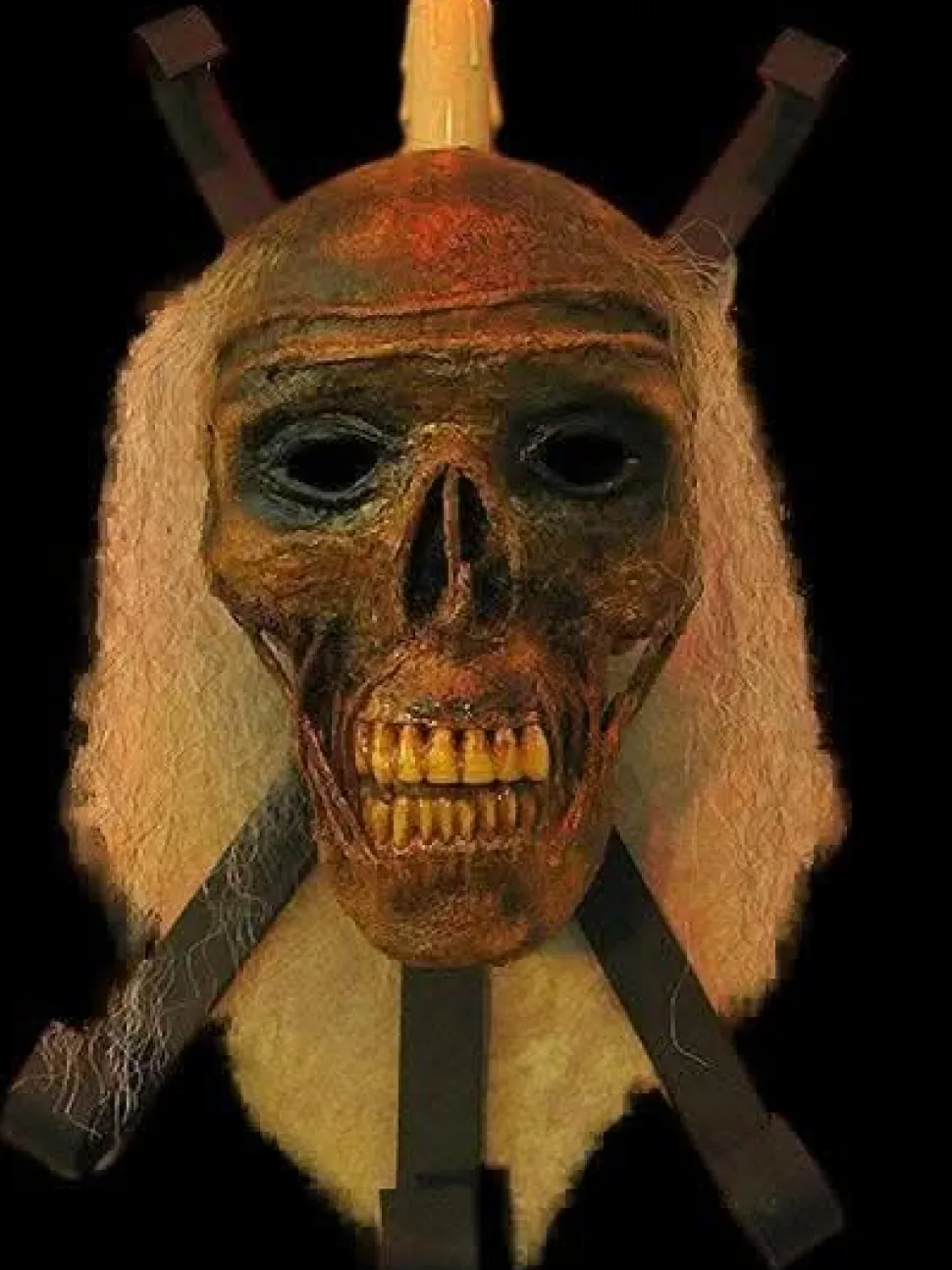 Corpsed Head Skull Wall Sconce Haunted House Lighting