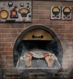Cremation Oven Halloween Animatronic