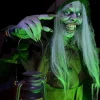 Curse of the Skull Witch Halloween Animatronic Decoration