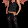 Demonette - Red w/Veins Halloween Costume Wings