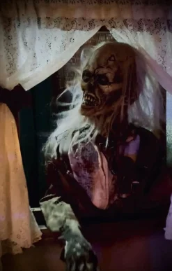 Drop Window Zombie Halloween Animatronic