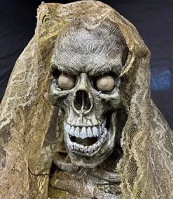 Female Mourner Skeleton Halloween Animatronic