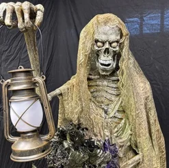 Female Mourner Skeleton Halloween Animatronic