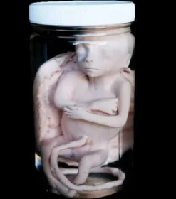 Fetus Replica 5 months Specimen Jar Halloween Prop
