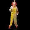 6-Foot Multicolor Clown Halloween Animatronic Prop