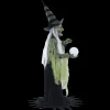 36" Fortune Teller Witch Animated Prop