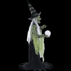 36" Fortune Teller Witch Animated Prop