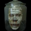 Frozen Richard Head in Jar Halloween Prop