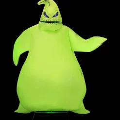 6 Ft. Nightmare Before Christmas Green Oogie Boogie Halloween Animatronic Decoration