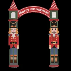 8 Ft. Nutcracker Iron Archway Christmas Decoration