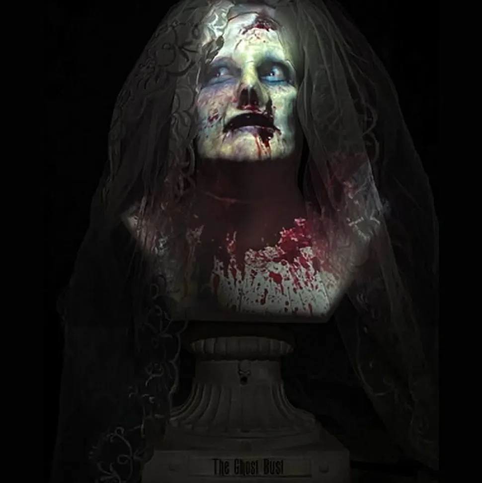Ghost Bust - Bride Animated Haunted Projection Prop