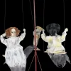 Ghostly Go Round - Creepy Dolls - 3 Dolls Halloween Animatronic Decoration