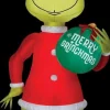 Giant Airblown Grinch with Ornament